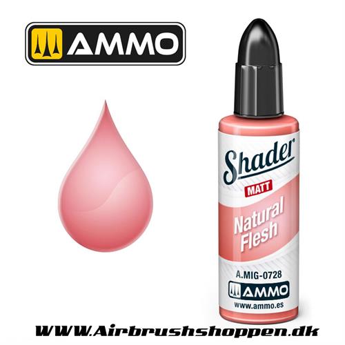 AMIG 0728  NATURAL FLESH  - SHADER MATT - 10 ML